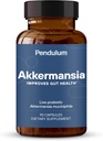 Péndulo Akkermansia Probiótico con fibra prebiótica - Delayed Release Capsules, Third-Party Tested, Authentic 100M AFU Live Strain for Gut Health & GLP-1 Support for Men & Women (90 Capsules, 1-Pack)
