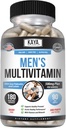 Kaya Naturals Multivitamina para Hombres - Multivitamina de la próstata masculina - Suplemento diario multi mineral - Píldoras para hombres - Soportes Prostata saludable - Vitaminas para Hombres - 180 Veggie Capsules