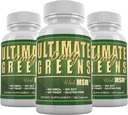 Ultimate Greens con MSM 1925 mg 540 capsules Vegan Friendly No GMO Gluten o Soy