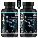 Suplemento de electrolito completo w alta biodisponibilidad y Cmax Chloride Potassium Magnesium para la resistencia Muscle Recuperación mental Focus. Rehidratación rápida Salts y Keto Friendly Pills con 200 caps