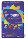 Kids Soft Chews with Wellmune® ← Natural Beta Glucan Supplement for Immune Support " Daily Wellness " Allergen-Free " No Añadido Sugar TEN Tutti-Frutti Flavor, 30 Soft Chews