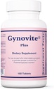 Optimox Gynovite - Suplementos de la menopausia para las mujeres, Post Menopause Support Vitaminas para Flash caliente, Suelos nocturnos, Confort menopausal para las mujeres - 180 Tablets