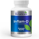 INFLAM-D Advance Joint " Muscle Health Supplement, Non-GMO, Vegan – 60 cápsulas