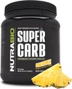 NutraBio Super Carb, Polvo de Carbohidratos con Electrolitos de Dextrin de Cluster, Pineapple, 30 Sv