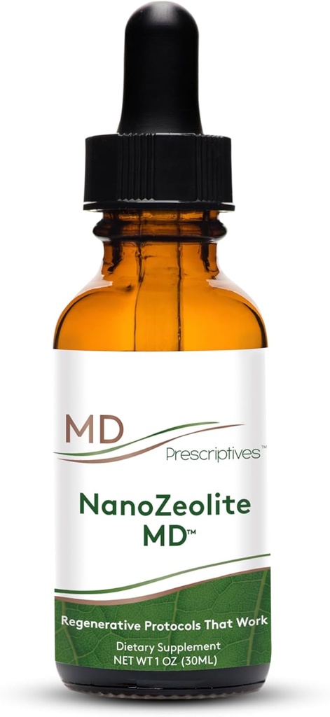NanoZeolite MD - Solución Soluble Zeolite - 60 Serviciones - 1 fl oz
