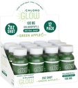 Zapatos de clorofila – Bebida ecológica de manzana verde de base vegetal para la limpieza del cuerpo de inmune – Suplemento natural (12 Pack)