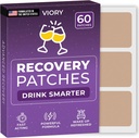 Patches de recuperación 60 Pack - Wake Up Refreshed & Energized with Our 100% Natural Ingredients Patch for Party - Skin-Friendly & Waterproof - Aplicar antes de beber - Fórmula mañana mejorada