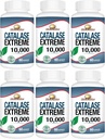 Rise-N-Shine Catalase Extreme Suplemento 10,000 con Saw Palmetto, Biotin, Fo-Ti, PABA - Suplementos para el cabello fuerte - 360 cápsulas - Pack de 6 (tabla de 180 días)