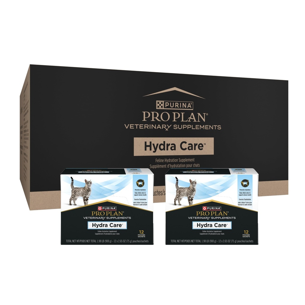 Purina Pro Plan Veterinary Supplements Hydra Care Cat Hydration Supplement, Nutrient-Enriched Water for Cat Health and Urinary Support