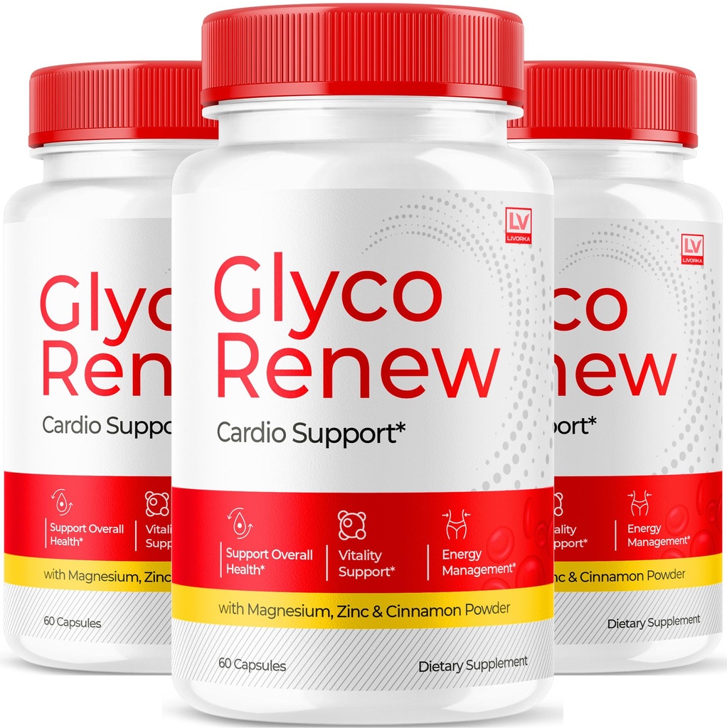 (3 Pack) Glyco Renew Capsules, Glyco Renew Pills, Glyco Renew Vitamins Capsules, Glyco Renew Advanced Formula, Glyco Renew, Glyco Renew Reviews 90 Capsules for 3 Months