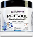 Prevail Pre Workout Powder con Nootropics: Mejor Pre Workout para Hombres y Mujeres, Cutting Edge Energy y Focus Suplemento con L Citrulline, Alpha GPC, L Tyrosine viv Sour Blue Razz, 40 Scoops