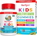 MaryRuth Organics Niños Vitaminas ← Multi Silenciosos Azúcar Libre Silencio 2 Mes Fuente Silencio Niños Gummies multivitamínicas para la Edad 2+ Silencio Vegan Silencio Únicamente 1 Gummy a Day tención 60 Conde