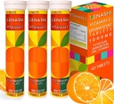 Vitamina C Effervescent Tablas 1000 mg con Magnesio Zinc Vitamina E & Potasio Vitamina C Efervescente 60 Tablas 3 Pack Vitamina C
