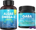 Suplemento GABA + Velgan Omega-3 Algae Oil