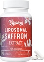Suplementos de Saffron - 100% Puro extracto de Saffron 88.5 mg, Absorción Máxima, Mejor Biodisponibilidad, Suplementos Liposómicos para Mood, Focus & Vision - 60 cápsulas Vegan, Made in USA