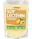 XPRS Nutra Soy Lecithin Powder Food Grade Fat Emulsifier - Apto para cocinar, hornear y más - Vegan Friendly Soy Lecithin Powder Cooking Aid (8 onzas)