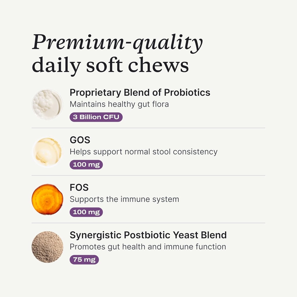 [BRSRMZADCIFBYYA2] PetLab Co. Paw & Probiotic Bundle: Pelota para perros para apoyar a las vacas secas, agrietadas 2.4 onzas " Probióticos para perros para la salud de Gut, alergias estacionales, levadura de piel " 30 conteo