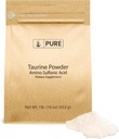 PURE ORIGINAL INGREDIENTES Taurina Powder (1 lb) Suplemento dietético, siempre puro, sin aditivos