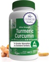 Salud Thru Nutrición Turmeric Curcumin Complejo 1000mg Suplemento Silencio como BCM-95 Curcugreen Clínicamente estudiado Silencio Certificado Vegan (Pack of 180)