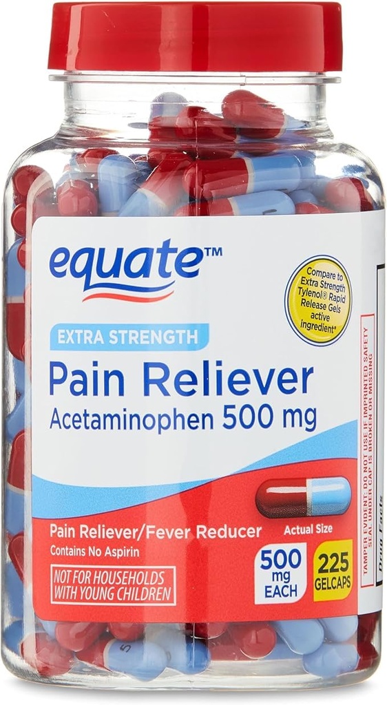 Extra Strength Acetaminophen 500mg Gelcaps - 225 Conde (Pack of 1)