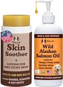 Natural Dog Company Healthy Skin Bundle, apoya la piel sana y apoya la piel seca, picazón, alivio de alergia para perros