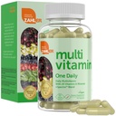 Zahler - One Daily Vegan Multivitamins for Women &amp; Hombres (60 Conde) Kosher Multivitamin - Vitaminas esenciales &amp; Minerales con Espectra integral de alimentos - Vitaminas vegetarianas y vegetarianas para adultos