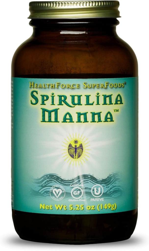 HealthForce SuperFoods Spirulina Manna - Polvo - 5.25 Oz