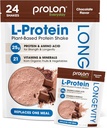 Prolon Longevity Plant Based Protein Powder ← Muscle Synthesis " Repair, Healthy Aging, Boost Performance ¦ Vitamins, Gluten Free, Amino Acids, Antioxidantes latitud 25g of Protein  durable Chocolate, 24 Packets