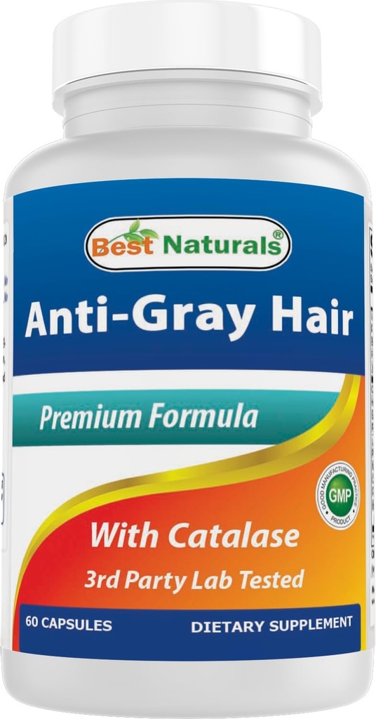 Mejor Natural de la Fórmula de Pelo Gris, 60 Cuenta