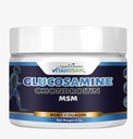 Glucosamina Orgánica Premium Crema con MSM, Arnica, " Collagen
