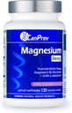 CanPrev Magnesium Bisglycinate Chelated + GABA & Melatonin, 120 Veg Caps, 120-Day Supply, Support Restful Night, Muscle Function, Promote Relax & Balanced Sleep-Wake Cycle, Vegan, No GMO & Gluten