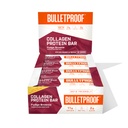 Bulletproof Fudge Brownie Collagen Protein Bares, Pack of 12, Keto-Friendly Snack with MCT Aceite, Colágeno alimentado por hierba, No hay azúcar