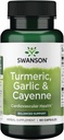 Swanson Full Spectrum Turmeric Ajo & Cayenne 60 cápsulas
