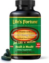 La Fortuna de la Vida Multivitamina & Mineral 60 Tabletas, Todas las Fuentes de Energía Natural Proporcionando Concentraciones Alimentarias enteras, Antioxidantes, Aminoácidos, Enzimas, Trace Minerals & Más