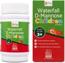 Cascada D-Mannose Niños Fresa - Niños D-Mannose Fuente natural de Birch (Sweet Cures)