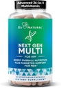 Siguiente Gen Multi para Él Suplemento Multivitamínico de Hombres Avanzados – 26-en-1 Multiblend para el Crecimiento del Pelo de la barba, Salud Reproductiva de los hombres, Metabolismo, Corazón, Esquía, Apoyo de la próstata, Más – 60 cápsulas de Veg