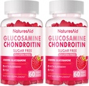 Nutrición Glucosamine Chondroitin Gummies con MSM & Elderberry Extra Strength - Soporte conjunto, suplemento de apoyo antioxidante para adultos, hombres y mujeres.(2 paquete)