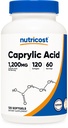 Nutricost Acido caprílico 1200mg, 120 Softgels