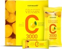 Pura vitamina C 3000 mg por servidumbre, Suplemento dietético para soporte inmunitario - 60 palos x 1 caja, 2 meses de suministro (60 cuenta)