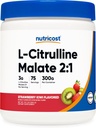 Nutricost L-Citrulline Malate 2:1 (300 gramos) (Strawberry Kiwi)