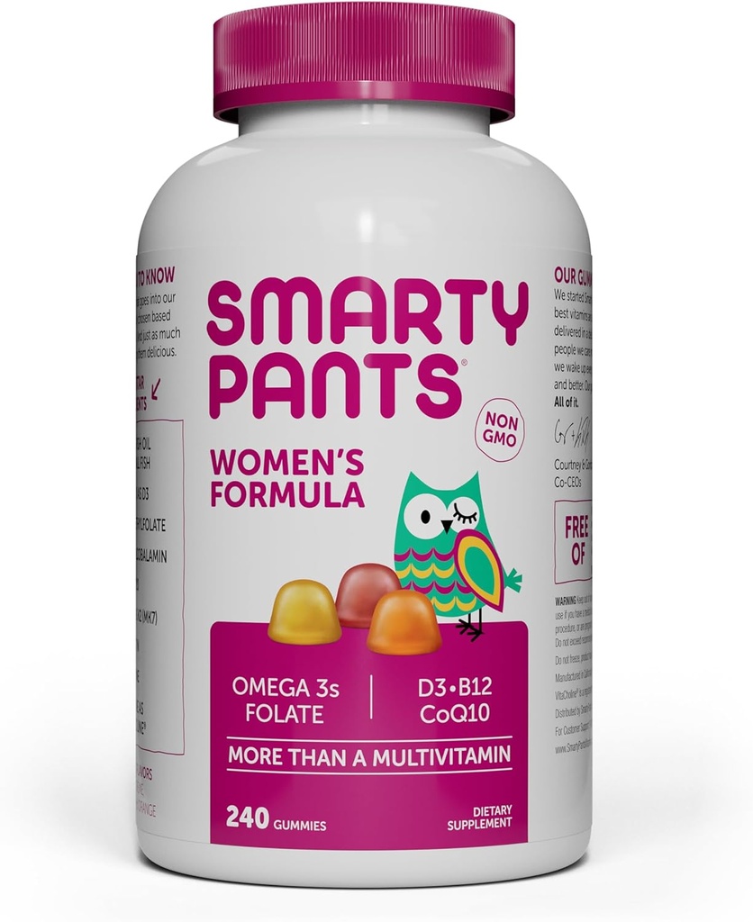 SmartyPants Mujeres Multi & Omegas Gummies, 240 Conde