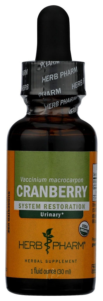 HERB PHARM Organic Cranberry Extract, 1 FZ