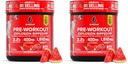 Explosión Pre-Workout de seis estrellas,Watermelon (30 servidos)-Preworkout Energy Powder Suplemento para Hombres Mujeres-Pre Workout Drink Mix with Creatine limitadaBeta Alanine-Sports Nutrition Products,(Pack of 2)