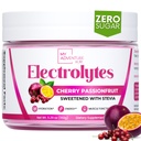 Zero Sugar - Cherry Passionfruit Electrolytes Powder - Refreshing Hydration - Caffeine Free Energy with All Natural Ingredients - Vegan, Keto, Paleo - Sugar Free Electrolytes Drink Mix - 30 Servings
