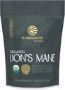 Sunwarrior Lions Mane Suplemento Orgánica Mushroom Powder ← Mane Mane Powder de León Suplemento Mushroom Tea ← 150g Pouch 60 Servings ← Be Well