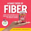Gafas de fibra prebióticas sin azúcar para adultos Niños mezclados de plantas de sabor a baya suplemento para mujeres hombres, Conteo de regularidad diaria de salud Digestiva 60 (Pack of 1)