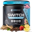 Switch, Brain Boosting Nootropic Energy Supplement Powder - Made in USA - Alpha GPC, NALT, Ashwagandha, Sugar Free Energy, Keto, Increment Mental Focus &amp; Cognitive Function, Enhances Mood & Memory