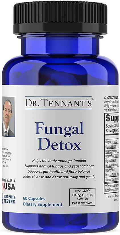 Dr. Tennant's Fungal Detox tóxico Candida Cleanse, Mood & Hormone Balance tóxico promueve saludables niveles de levadura & gastrointestinal Salud