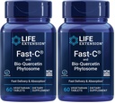 Extensión de la vida Fitoma de Bio-Quercetina - Entrega rápida " Absorción Suplemento de vitamina C para el apoyo óptimo de la inmunodeficiencia – Gluten-Free, Non-GMO, Vegetariano – 60 Tabletas (Pack of 2)