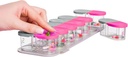 Sagely SMART XL Weekly Pill Organizer - extra grande 7 días AM/PM Pill Box 2 veces al día con aplicación de recordatorio gratis (Large Suficiente para Fit Fish Oil, Cod Liver Oil, Vitamina D Suplementos & Vitaminas)(Pink/Gray)